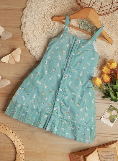 Marie Blue Bunny Dress