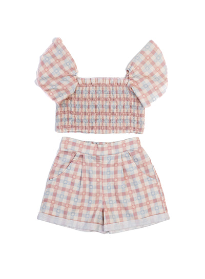 Lola Pink Gingham Co-ord