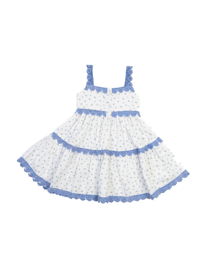 Nellie Blue Floral Dress