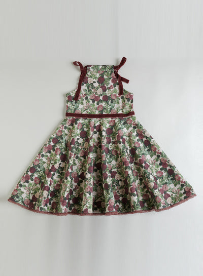 Victoria Rose Print Dress - From Elfin House