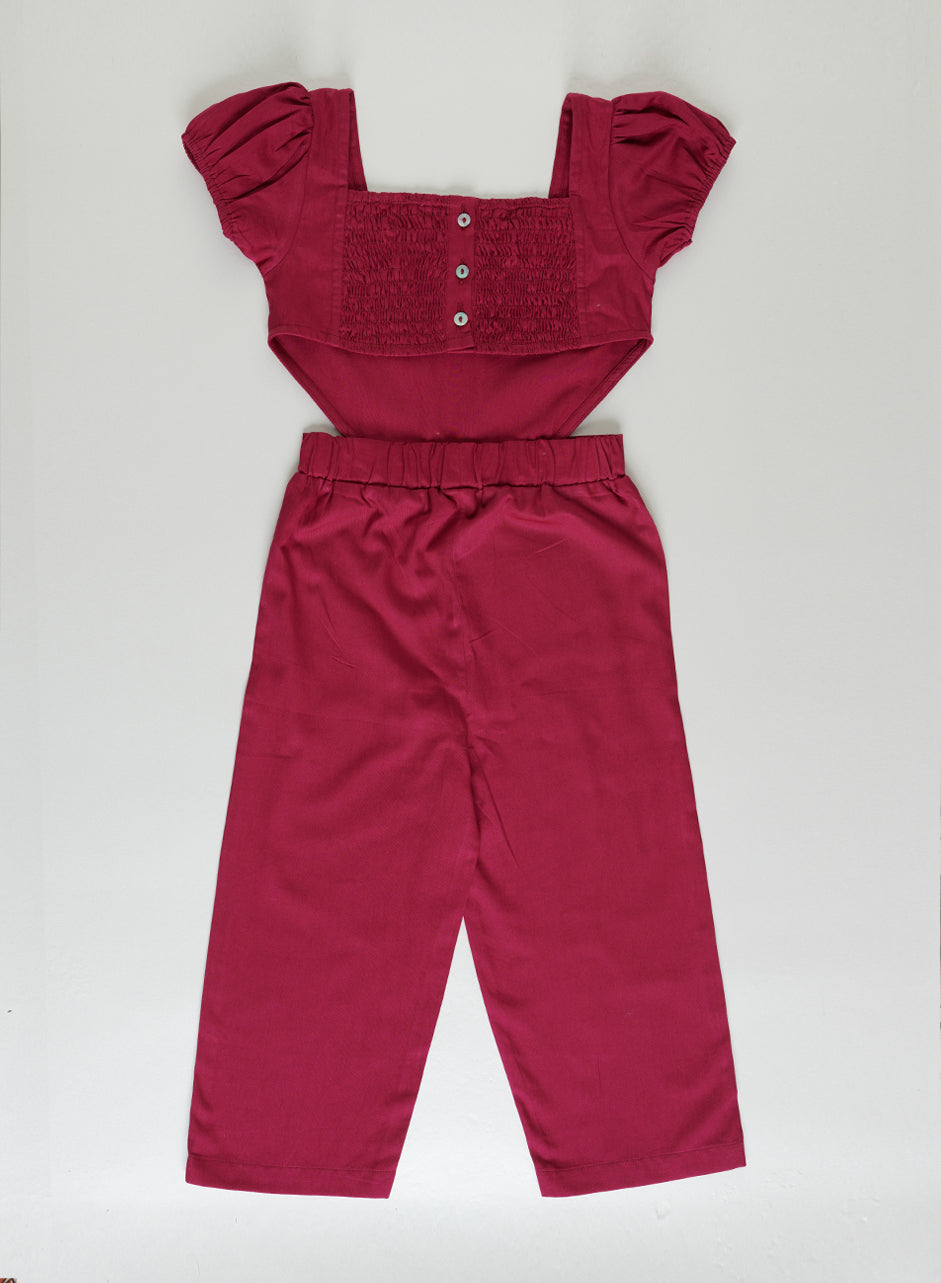 Scarlette Cut Out Jumpsuit - From Elfin House