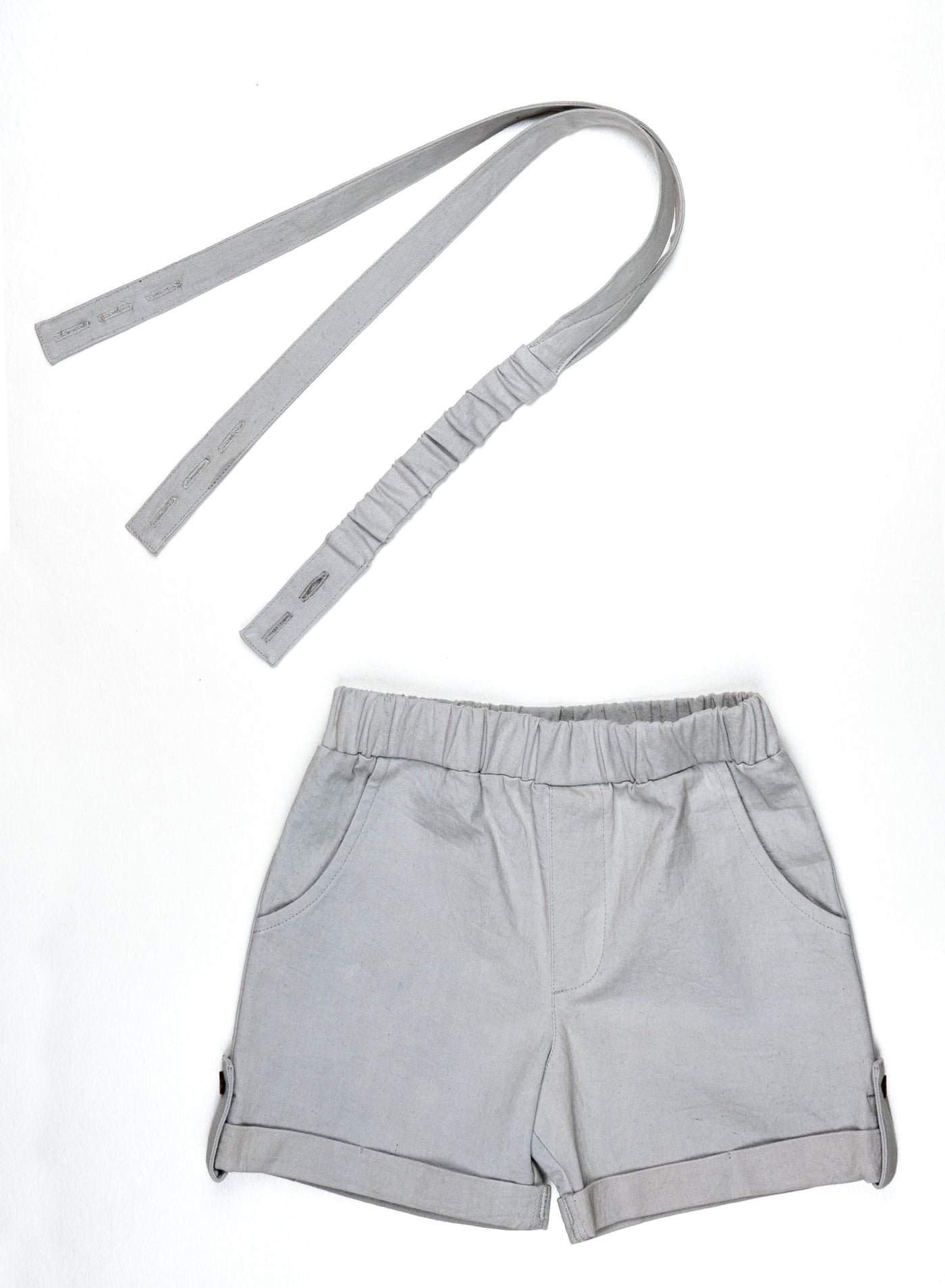 James Grey Detachable Suspender Shorts