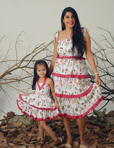 Bloom Mother & Daughter Twinning Dresses