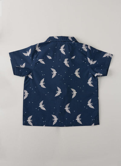 Atlas Bird Print Shirt - Elfin House