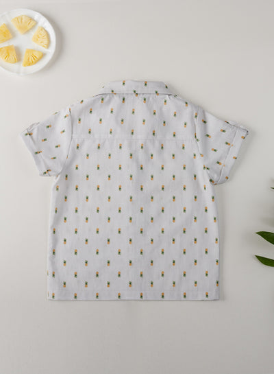 Pika Pineapple print Shirt - From Elfin House