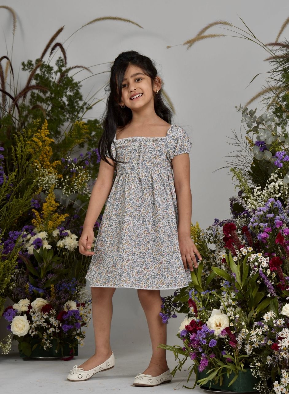 Delilah Ditsy floral Dress - From Elfin House