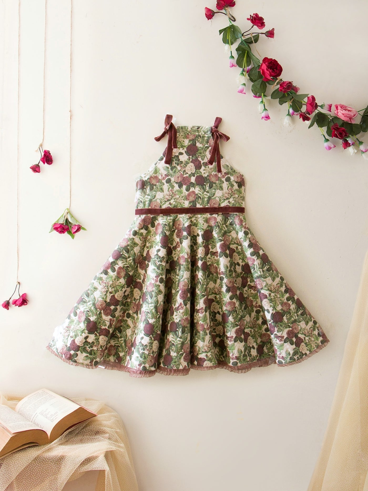 Victoria Rose Print Dress