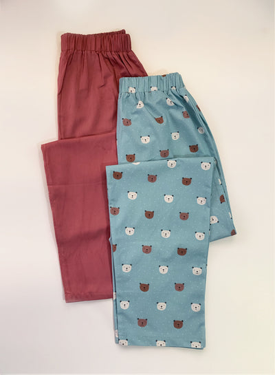 Mix & Match Pack of 2 Women's Pyjama Pants - Elfin House