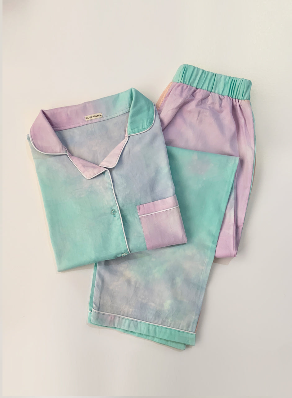 Tie Dye Women's Pyjama Pant Set - Elfin House